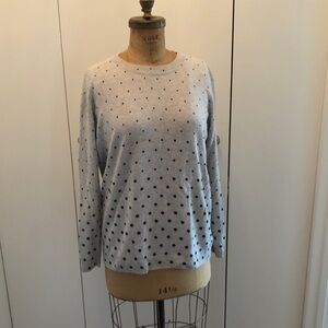 Pure collection, 100% cashmere size 8/10 light gray scoop, neck sweater